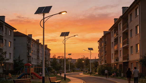 commercial solar street lights